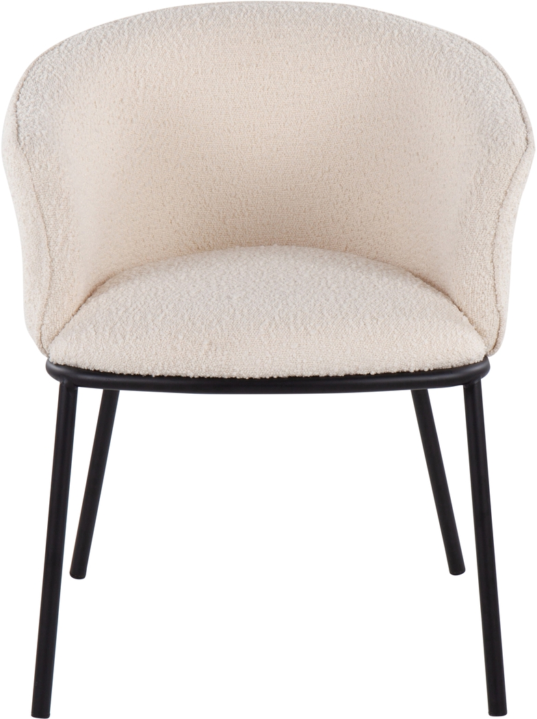 Aslande White Accent Chair - Thumbnail - Image 5