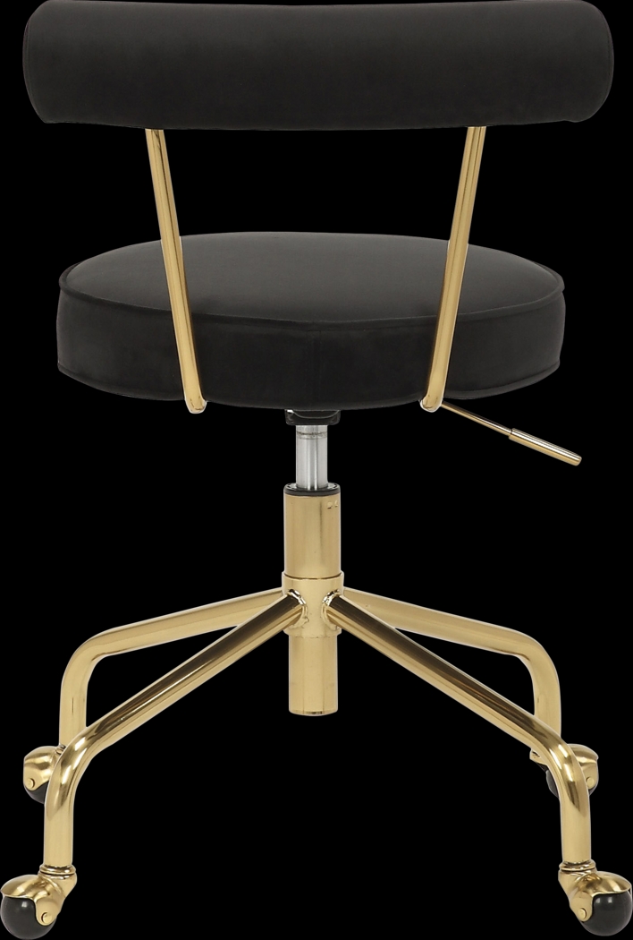 Asled Black Office Chair - Thumbnail - Image 4