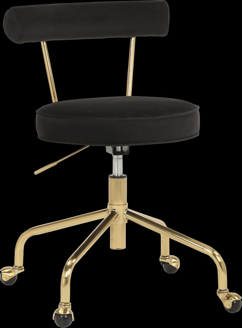 Asled Black Office Chair - Thumbnail - Image 1