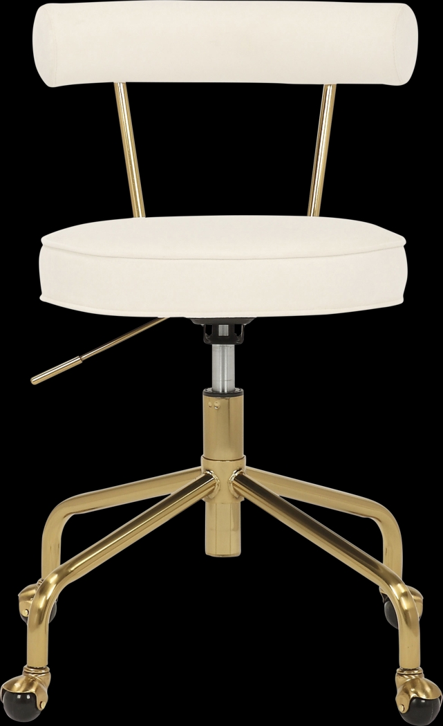 Asled Cream Office Chair - Thumbnail - Image 5