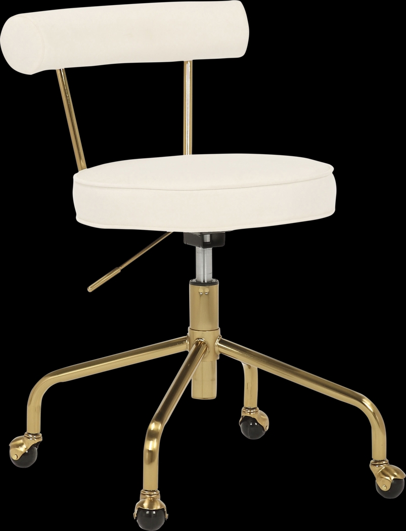 Asled Cream Office Chair - Thumbnail - Image 1