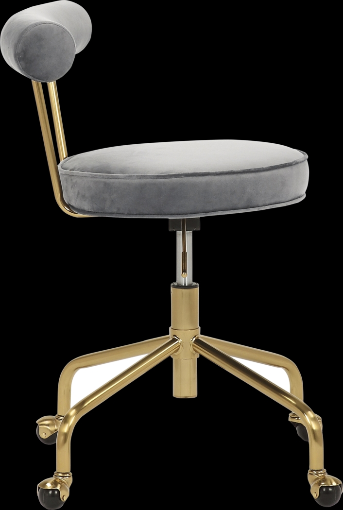 Asled Gray Office Chair - Thumbnail - Image 2