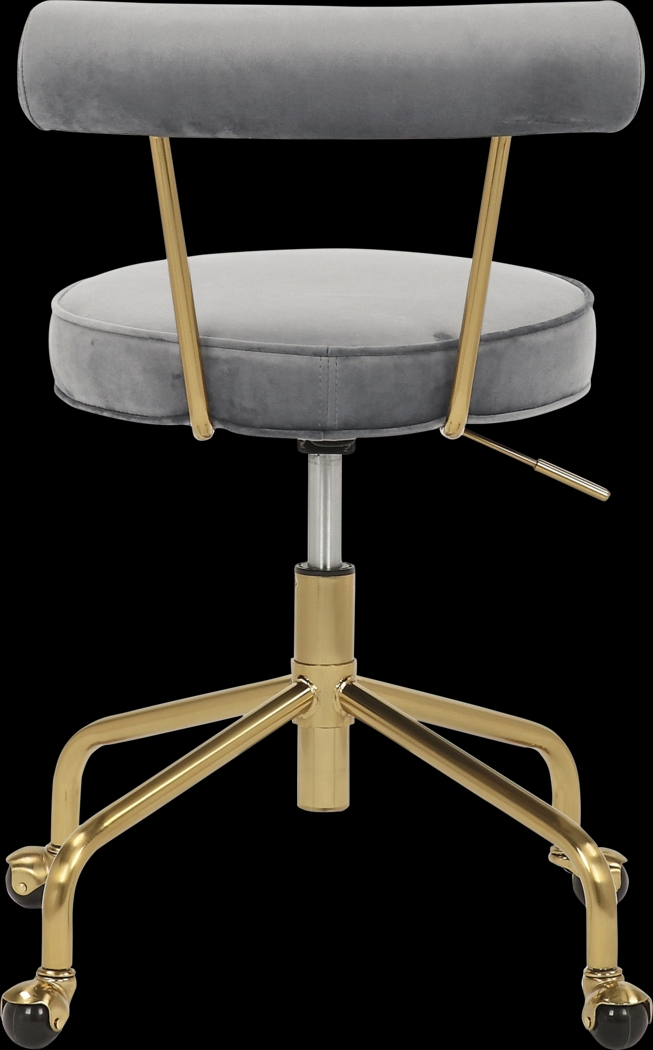 Asled Gray Office Chair - Thumbnail - Image 4