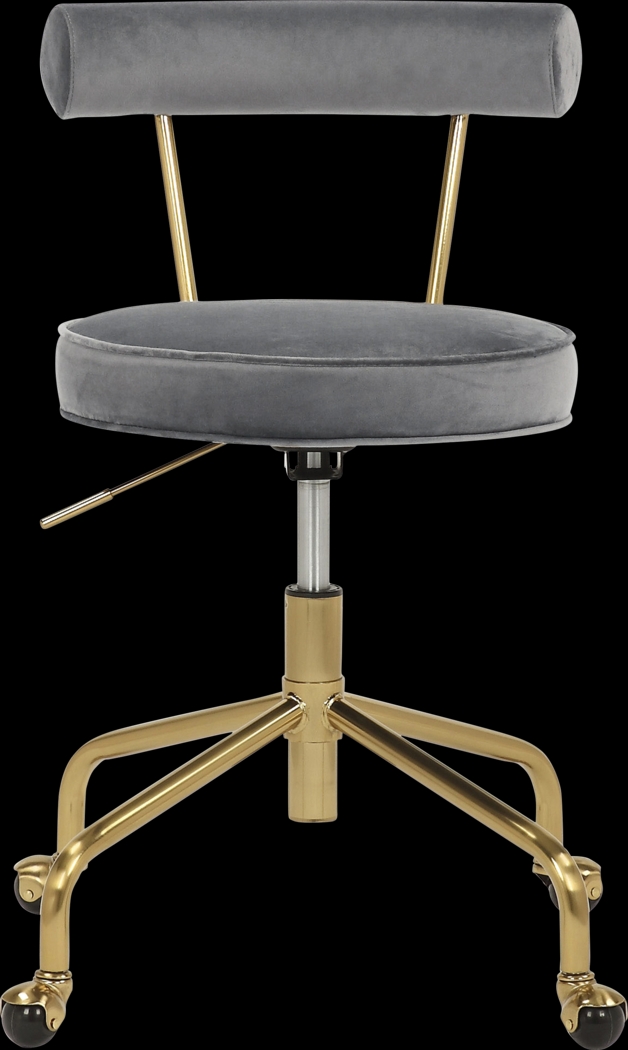 Asled Gray Office Chair - Thumbnail - Image 5