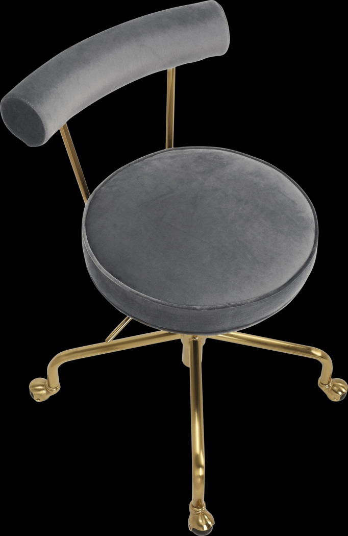 Asled Gray Office Chair - Thumbnail - Image 8