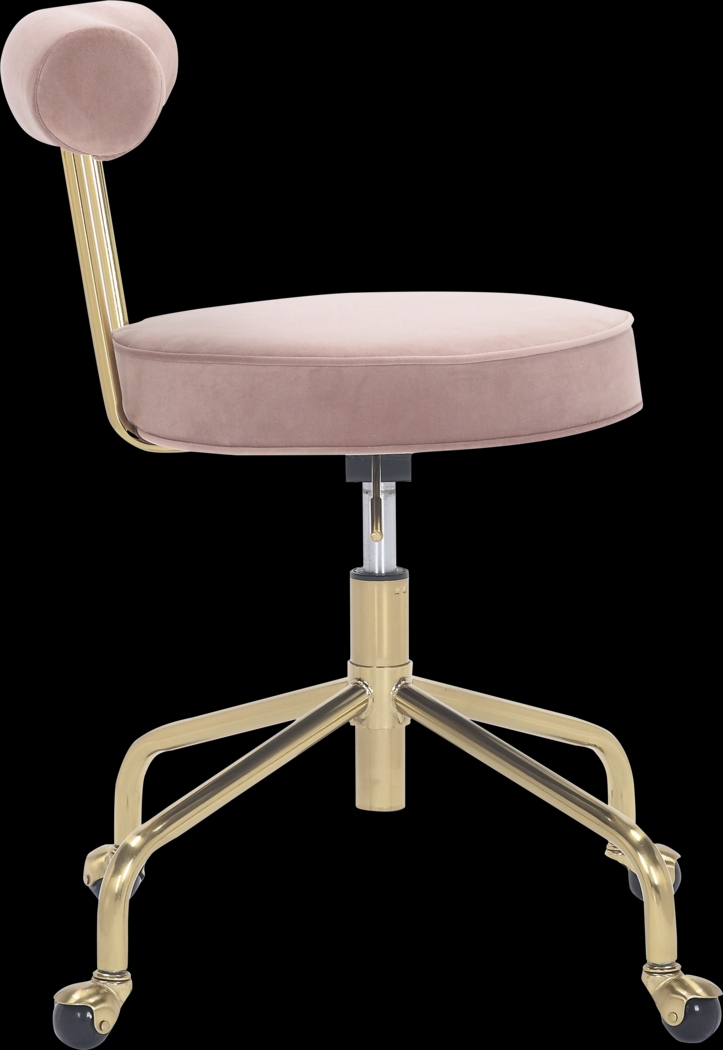 Asled Pink Office Chair - Thumbnail - Image 2