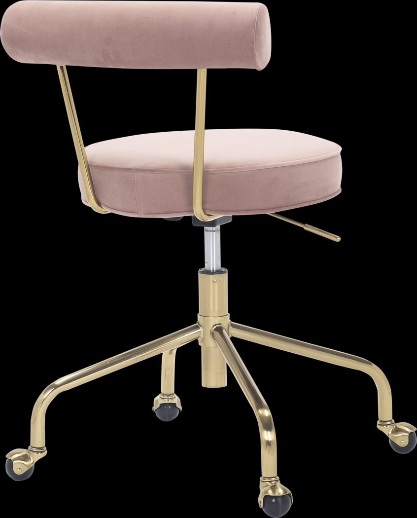 Asled Pink Office Chair - Thumbnail - Image 3