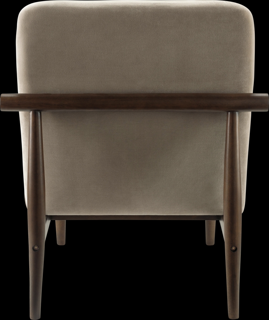Asma Tan Accent Chair - Thumbnail - Image 2