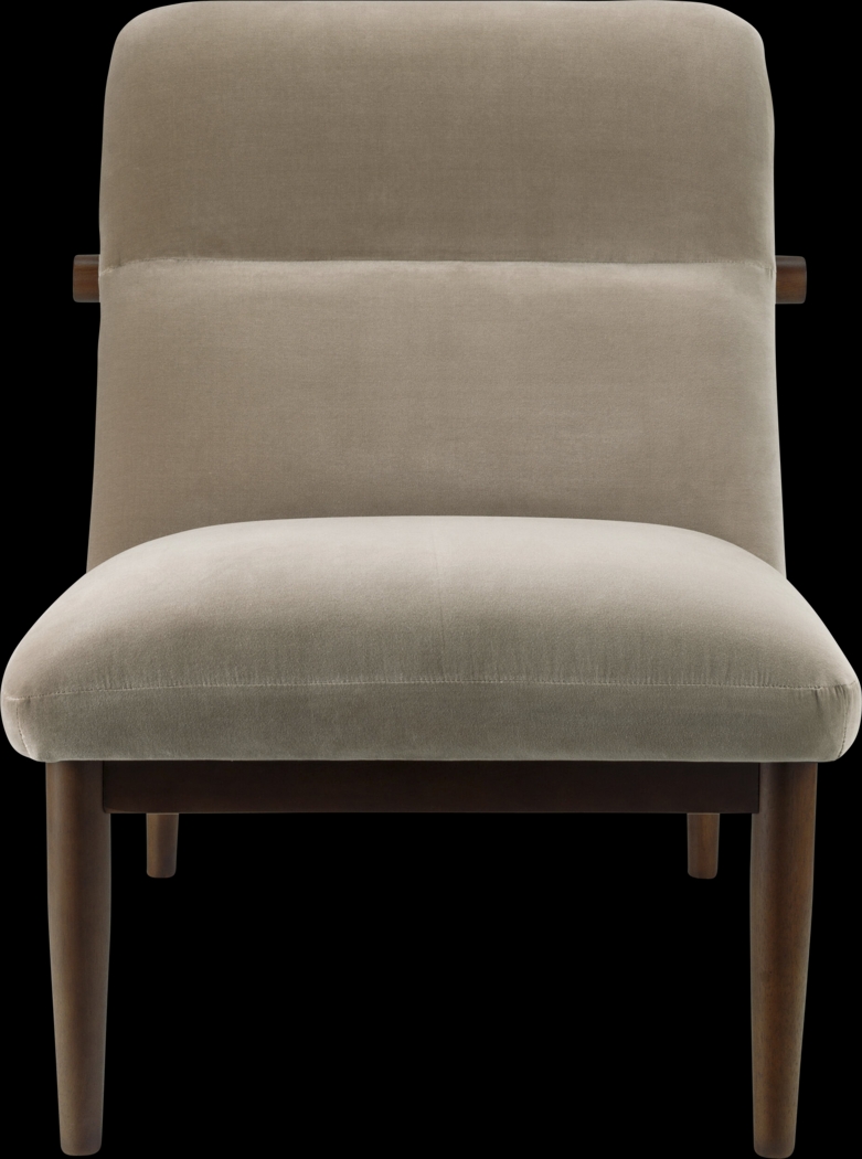 Asma Tan Accent Chair - Thumbnail - Image 3