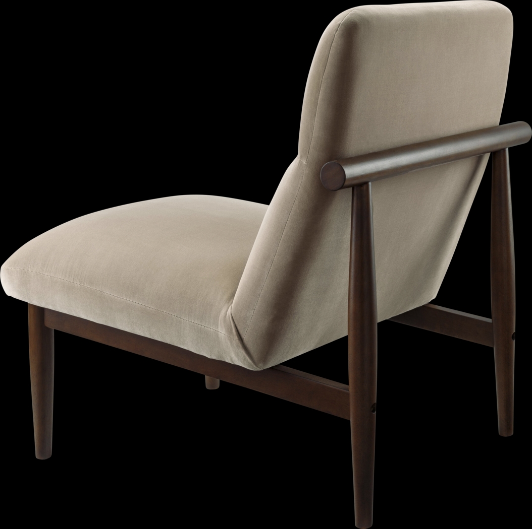 Asma Tan Accent Chair - Thumbnail - Image 4