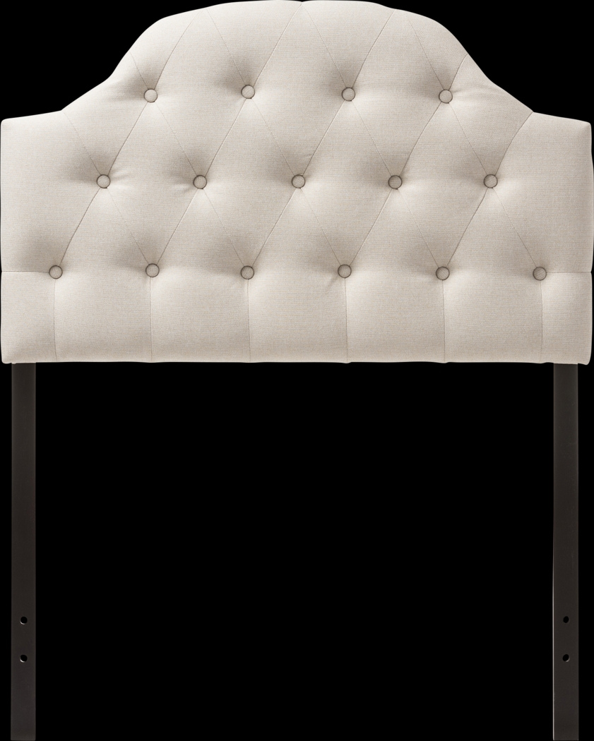 Asombra Beige Twin Headboard - Thumbnail - Image 1