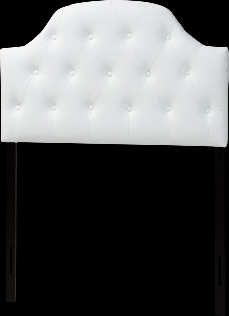 Asombra White Twin Headboard - Thumbnail - Image 1