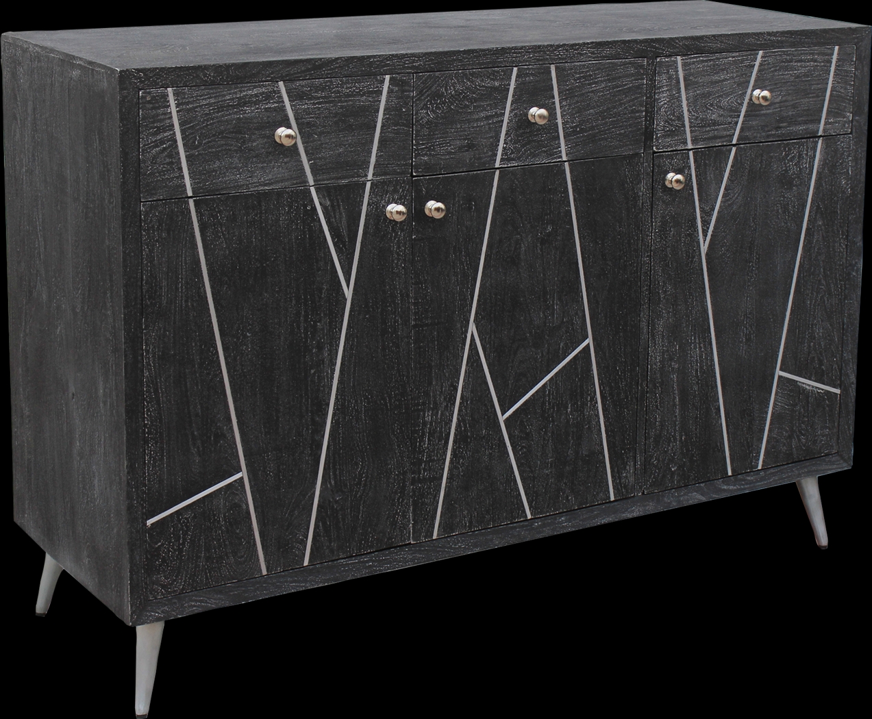 Asphite Gray Credenza - Thumbnail - Image 1
