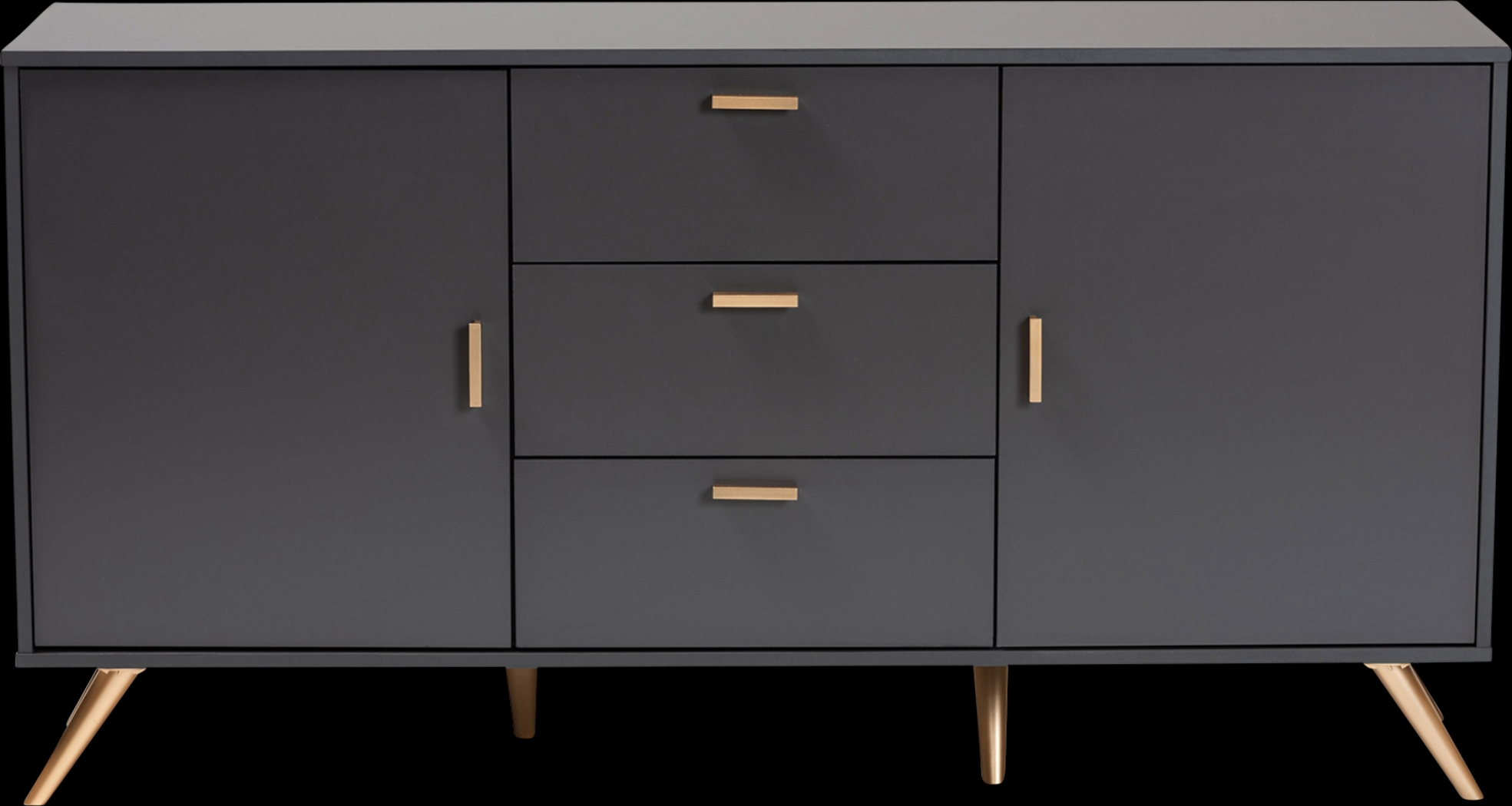 Aspinwall Dark Gray Sideboard - Thumbnail - Image 3