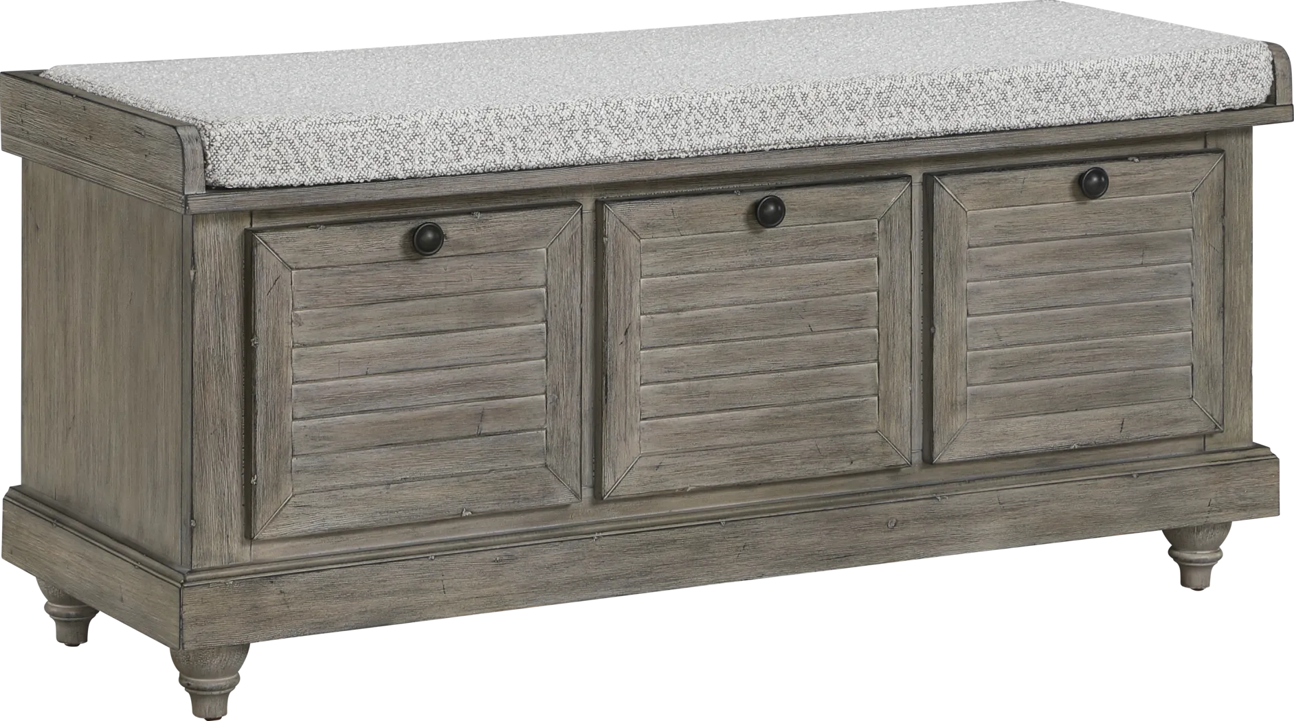 Asseth Brown Storage Bench - Thumbnail - Image 1