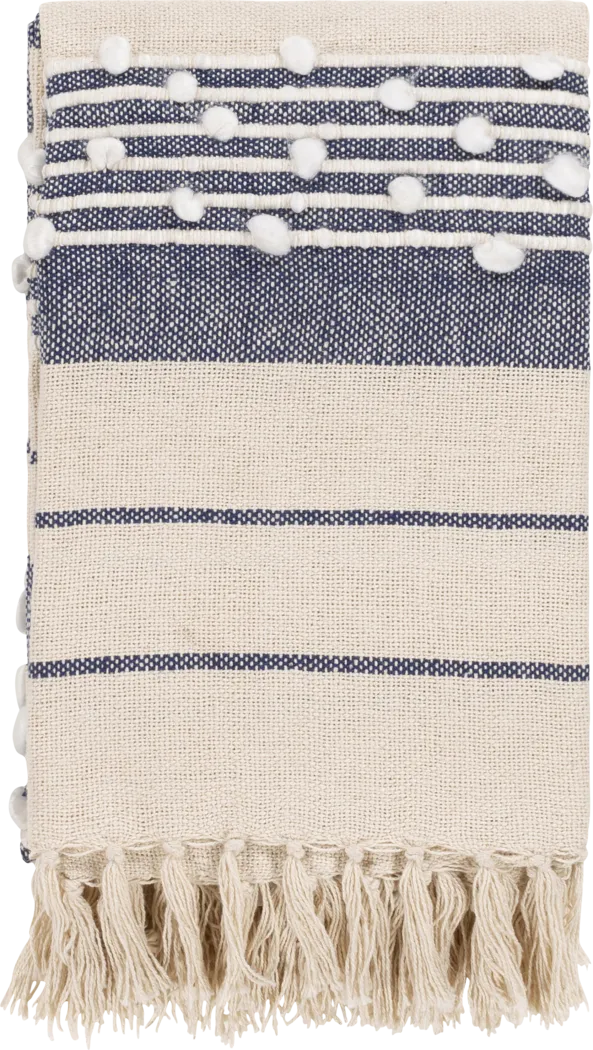 Astair Blue Throw Blanket - Thumbnail - Image 1
