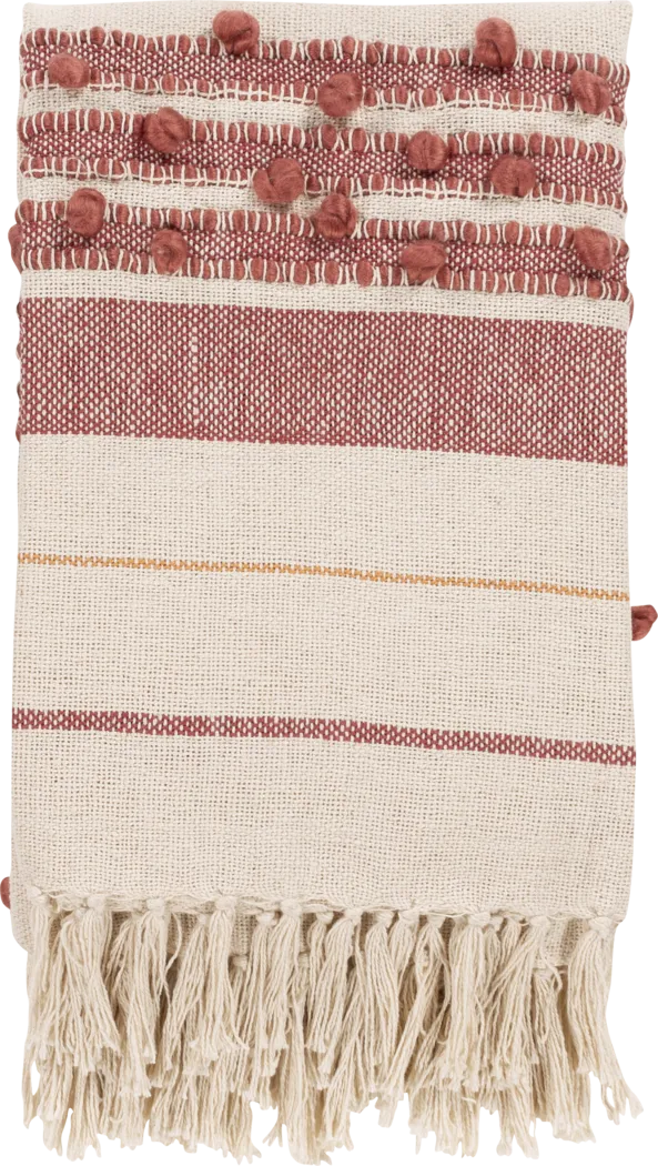 Astair Red Throw Blanket - Thumbnail - Image 1
