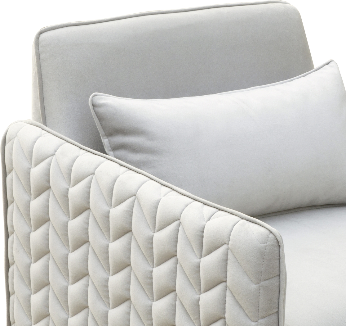 Asteren Silver Accent Chair - Thumbnail - Image 6