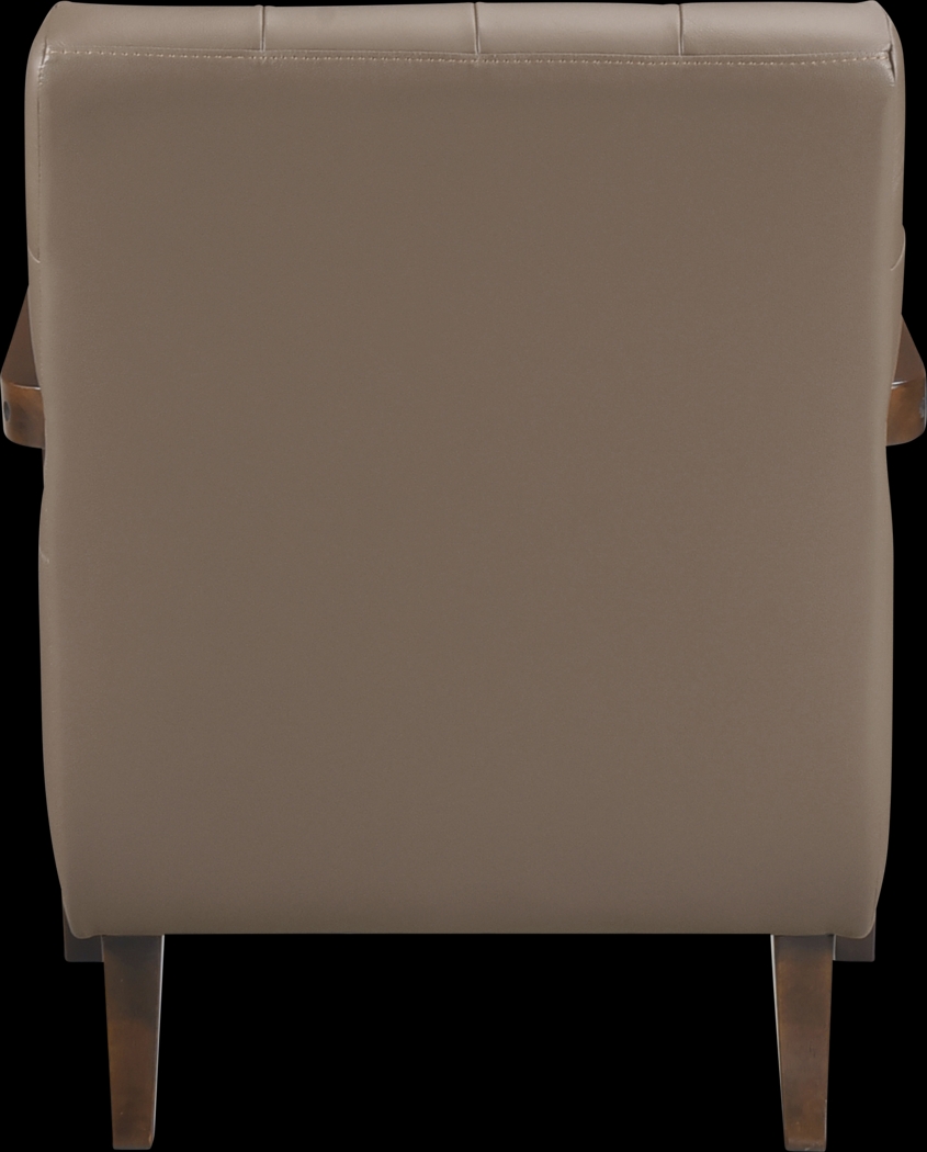 Astin Brown Accent Chair - Thumbnail - Image 3