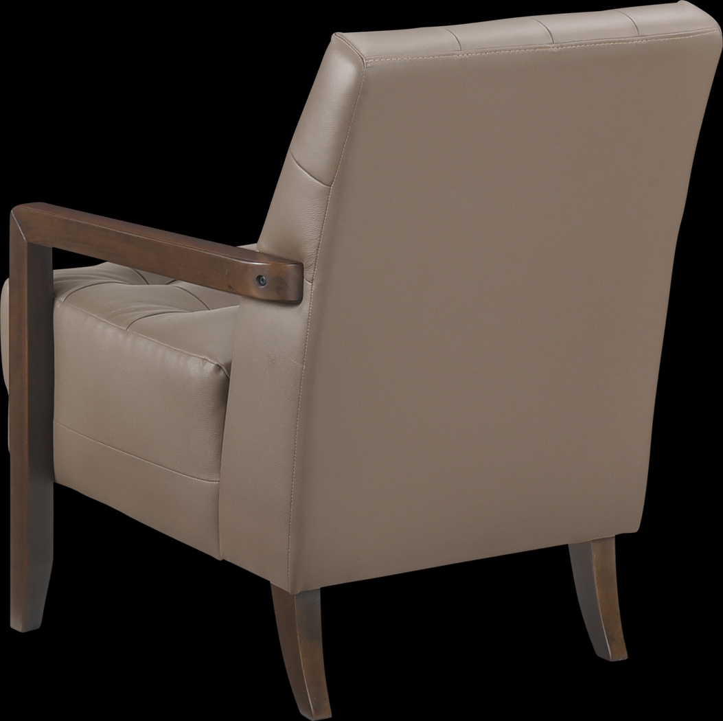 Astin Brown Accent Chair - Thumbnail - Image 4
