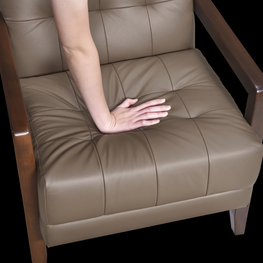 Astin Brown Accent Chair - Thumbnail - Image 6