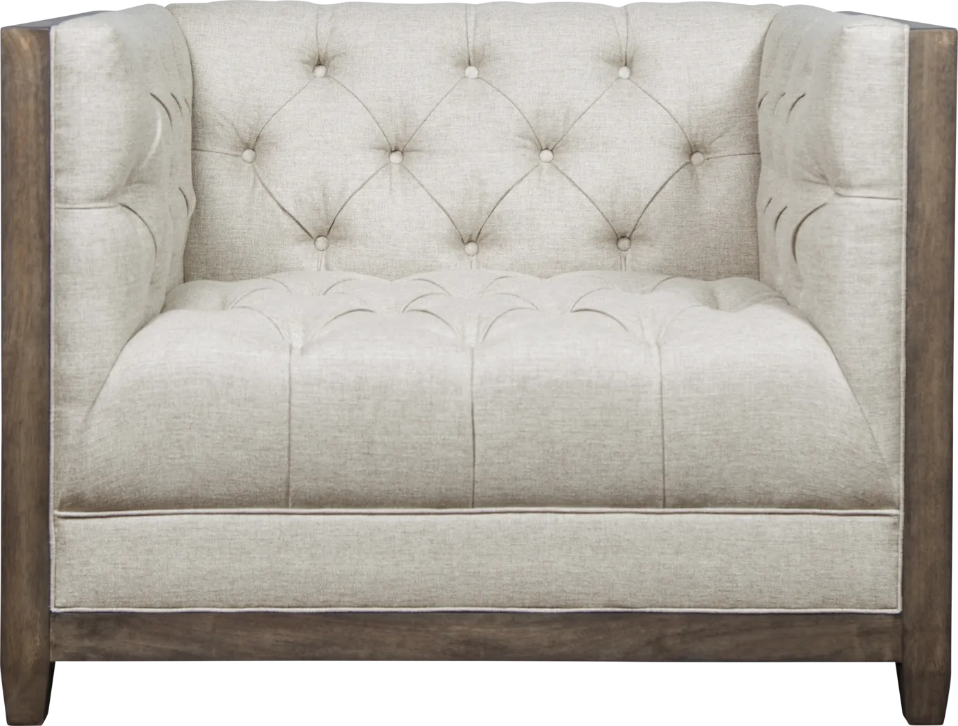 Astincourt Beige Accent Chair - Thumbnail - Image 2