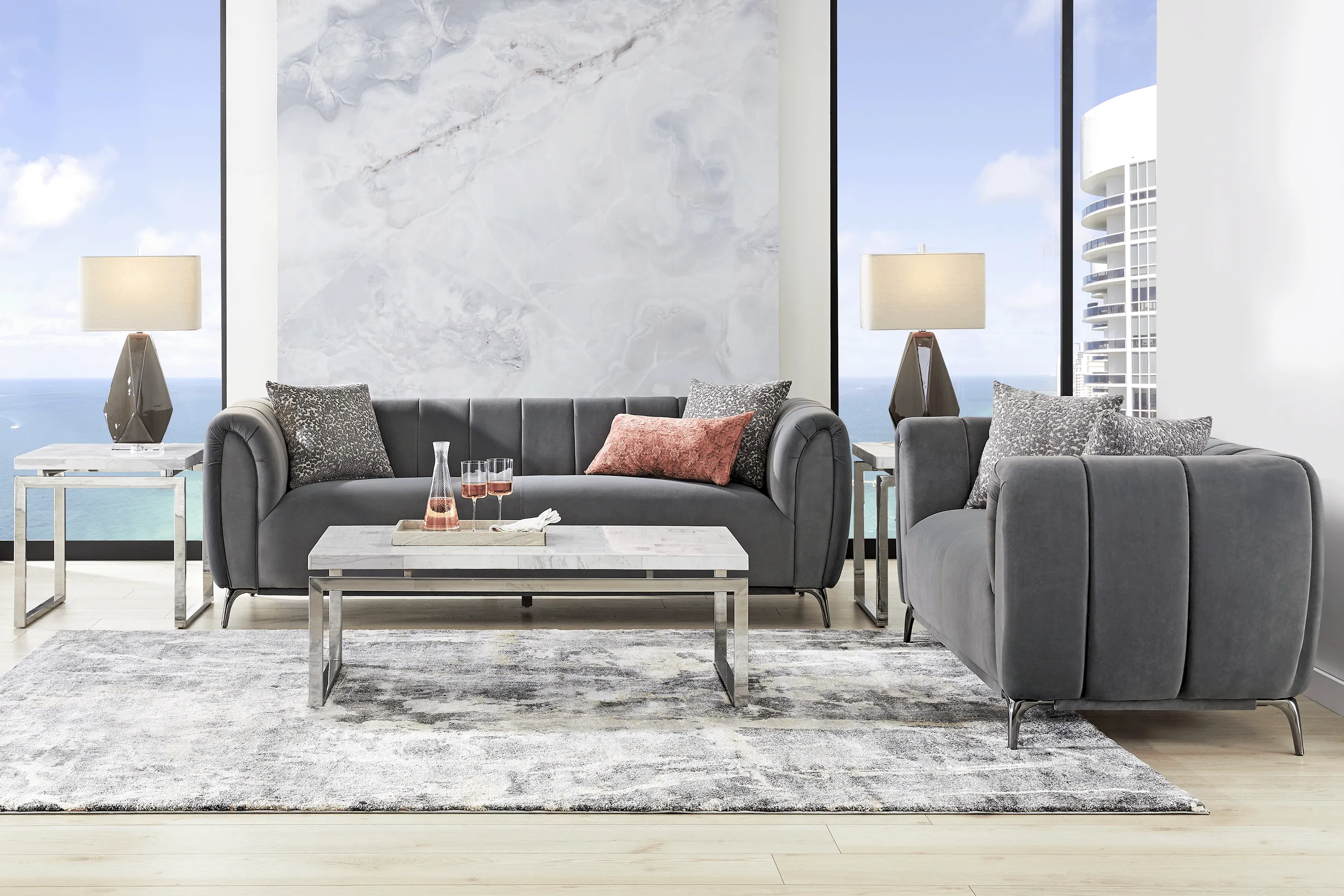 Astor Granite Sofa - Thumbnail - Image 2