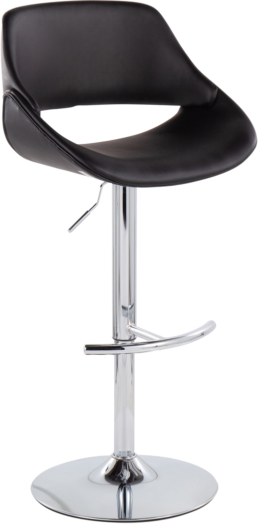 Astorel Black Barstool, Set of 2 - Thumbnail - Image 2