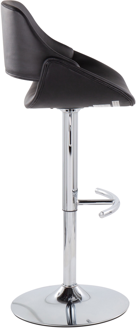 Astorel Black Barstool, Set of 2 - Thumbnail - Image 3