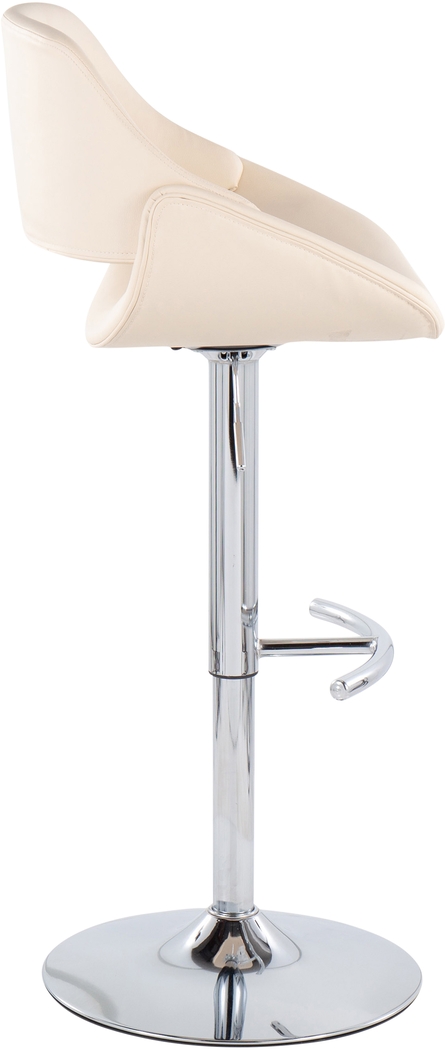 Astorel Cream Barstool, Set of 2 - Thumbnail - Image 3