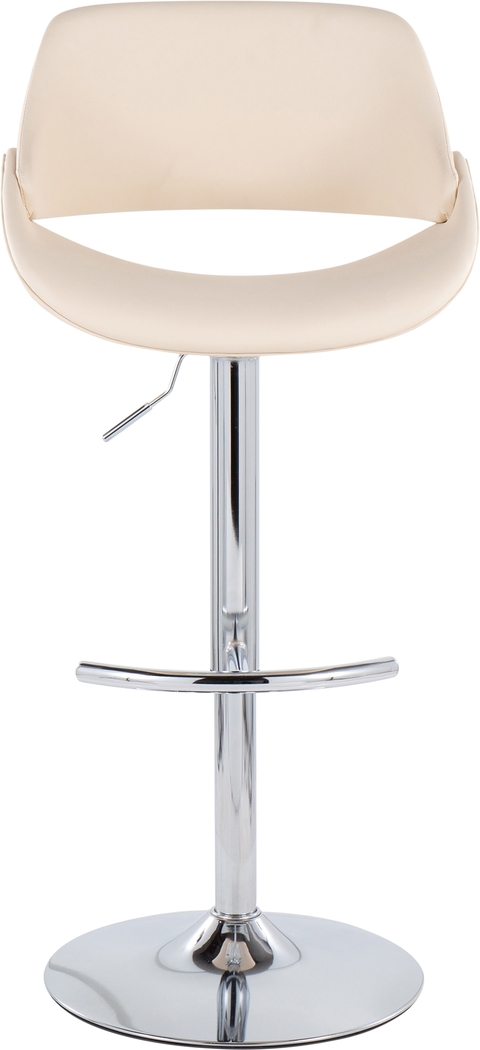 Astorel Cream Barstool, Set of 2 - Thumbnail - Image 4