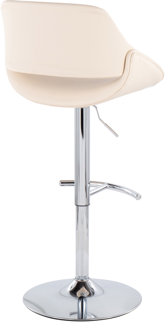Astorel Cream Barstool, Set of 2 - Thumbnail - Image 5