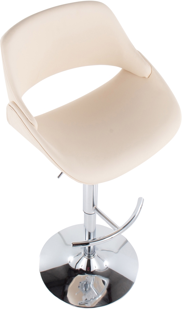 Astorel Cream Barstool, Set of 2 - Thumbnail - Image 7