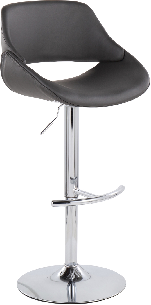 Astorel Gray Barstool, Set of 2 - Thumbnail - Image 2