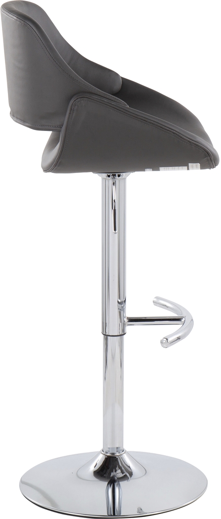 Astorel Gray Barstool, Set of 2 - Thumbnail - Image 3