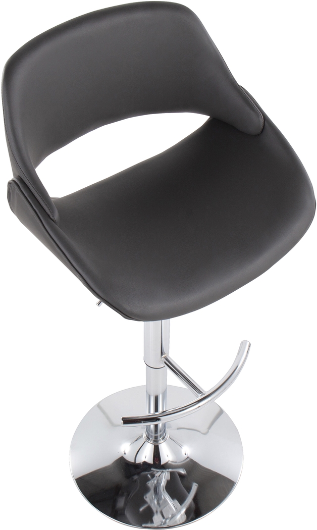 Astorel Gray Barstool, Set of 2 - Thumbnail - Image 4