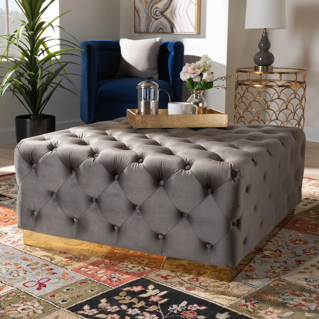 Astro Way Gray Cocktail Ottoman - Thumbnail - Image 5