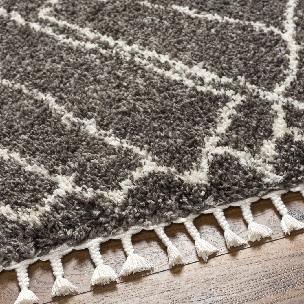 Asval Black 5'3 x 7' Area Rug - Thumbnail - Image 4