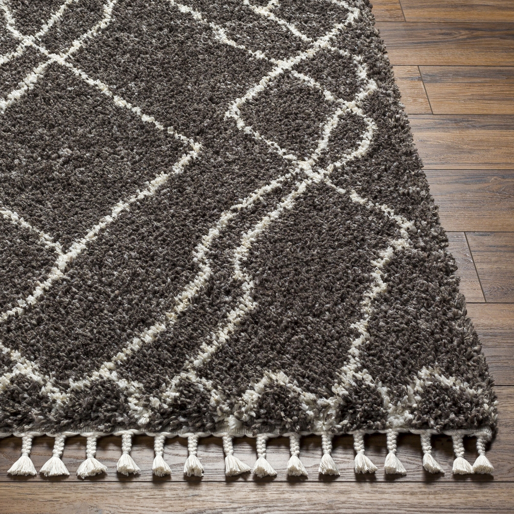 Asval Black 7'10 x 10' Area Rug - Thumbnail - Image 2