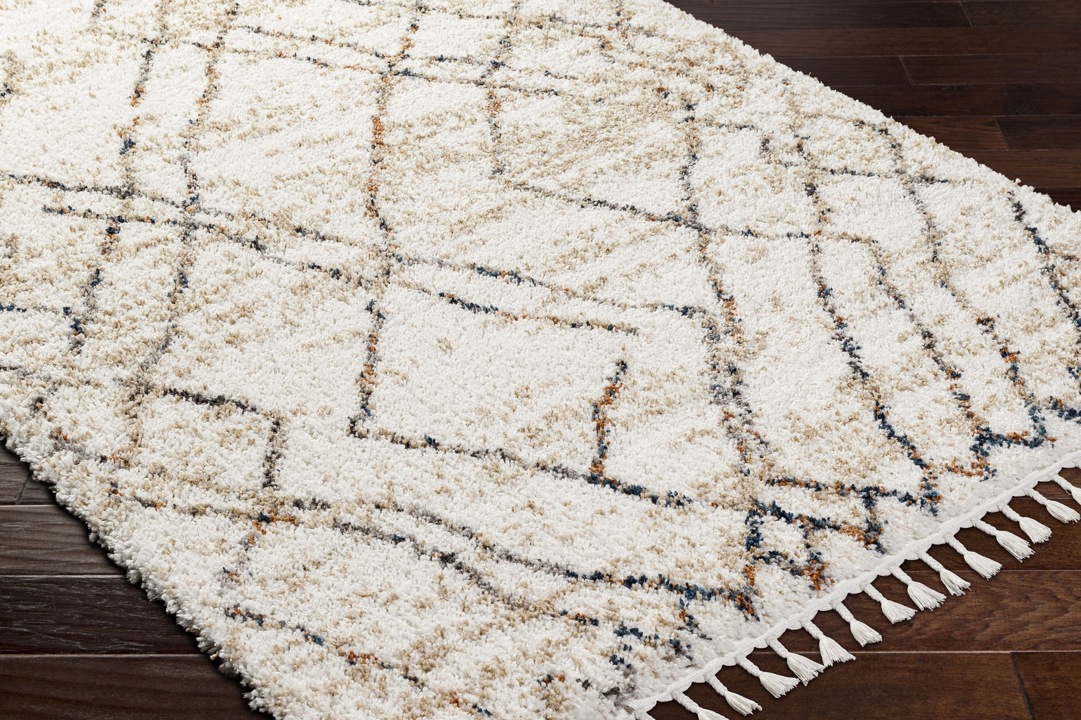 Asval White 7'10 x 10' Area Rug - Thumbnail - Image 7