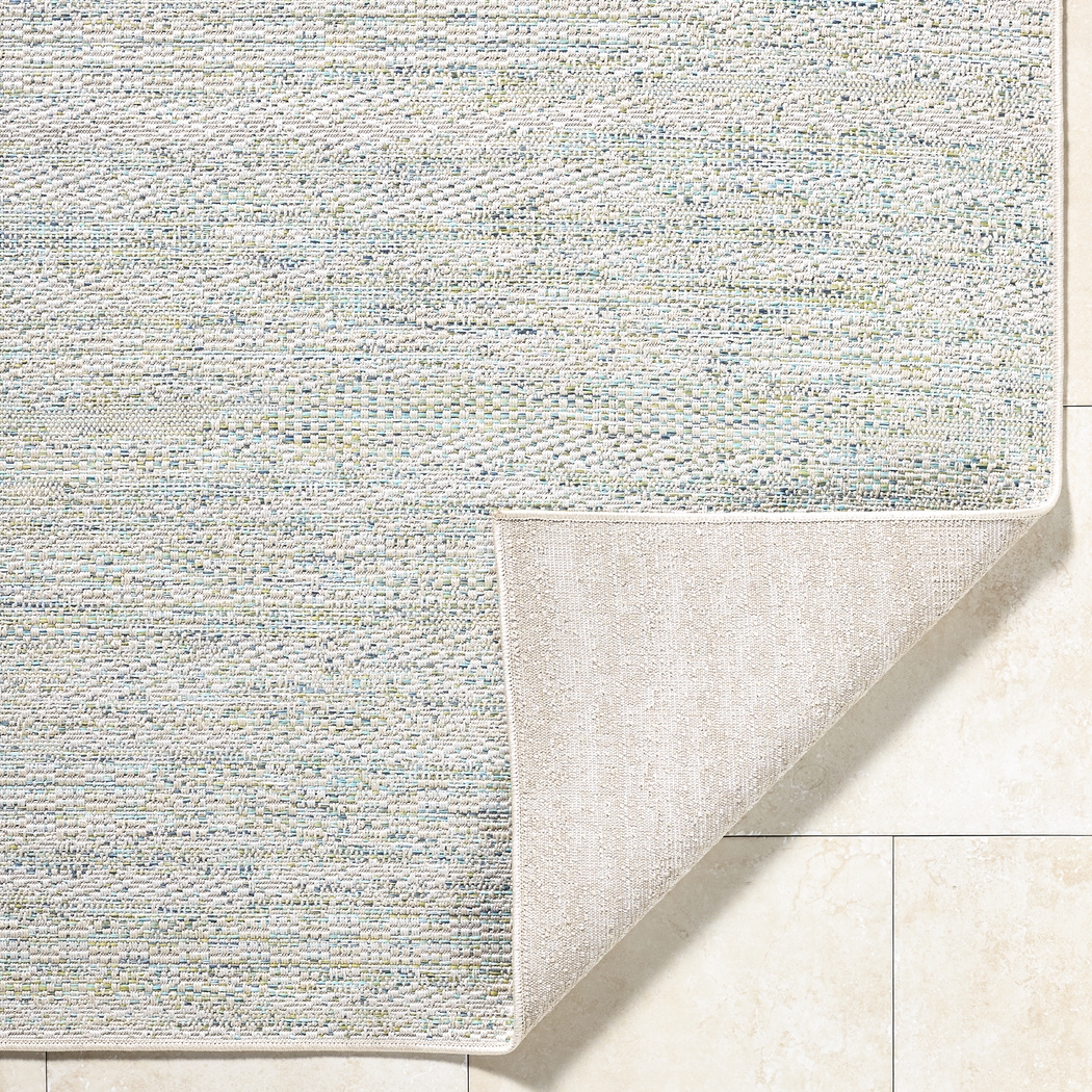 Aswan Aqua 7'6 x 10' Indoor/Outdoor Rug - Thumbnail - Image 5