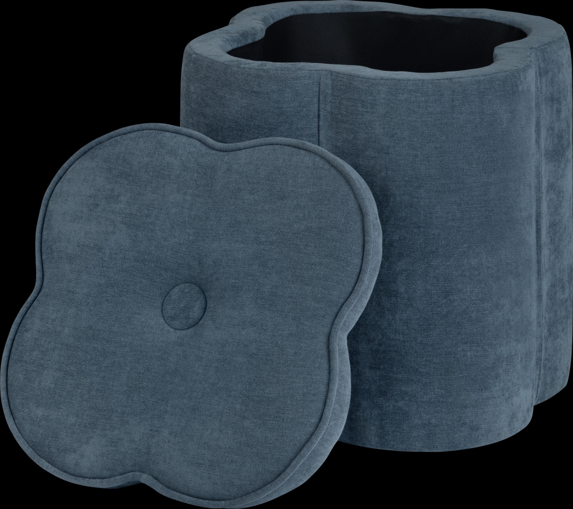 Atadero Navy Storage Ottoman - Thumbnail - Image 3