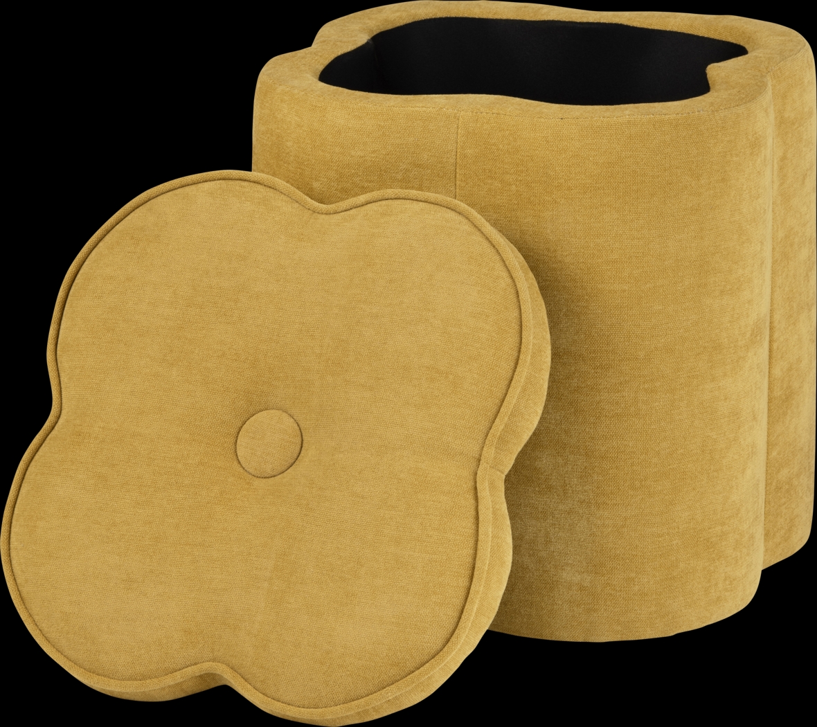 Atadero Yellow Storage Ottoman - Thumbnail - Image 3