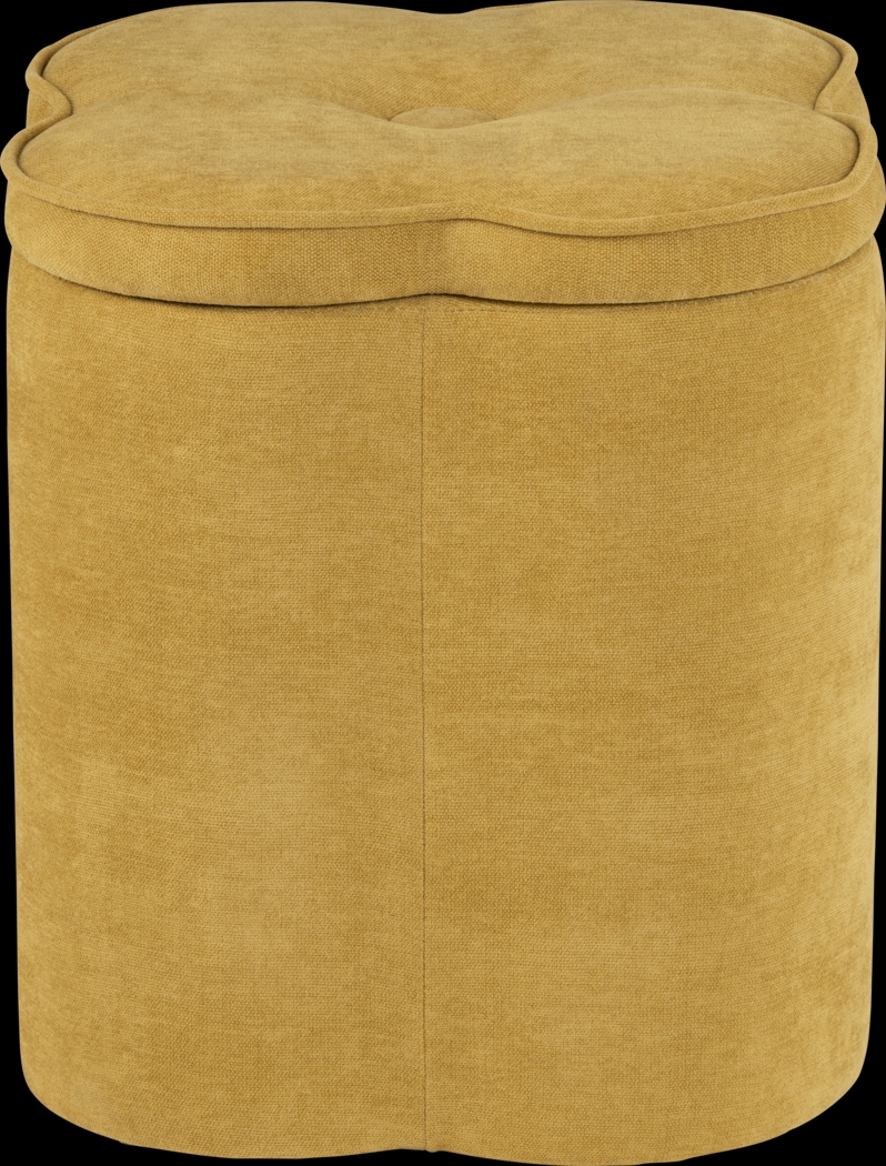Atadero Yellow Storage Ottoman - Thumbnail - Image 1