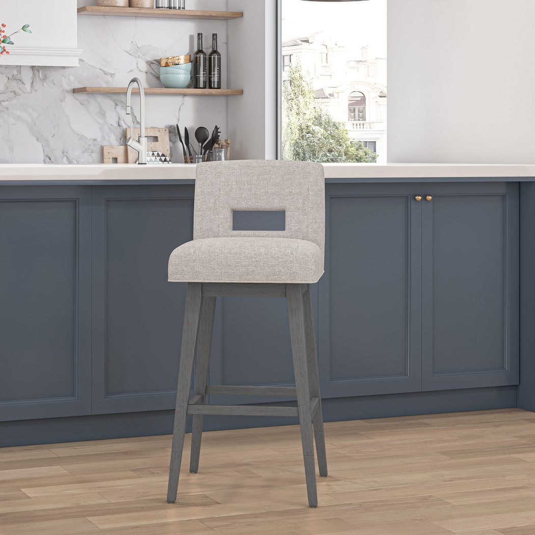 Jaek Beige Counter Height Adjustable Stool - Thumbnail - Image 3
