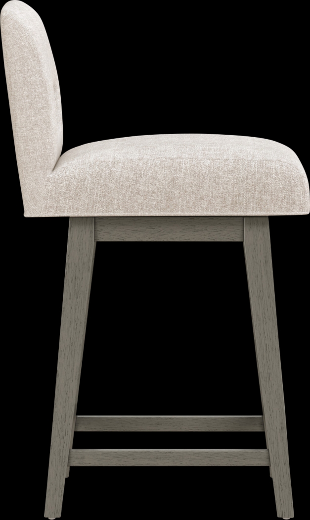 Jaek Beige Counter Height Adjustable Stool - Thumbnail - Image 9