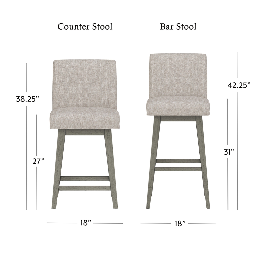 Nerton Gray Counter Height Adjustable Stool - Thumbnail - Image 10