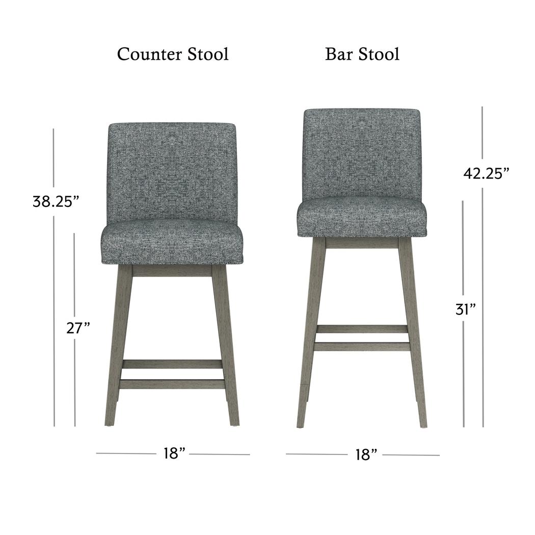 Nerton Gray Counter Height Adjustable Stool - Thumbnail - Image 10