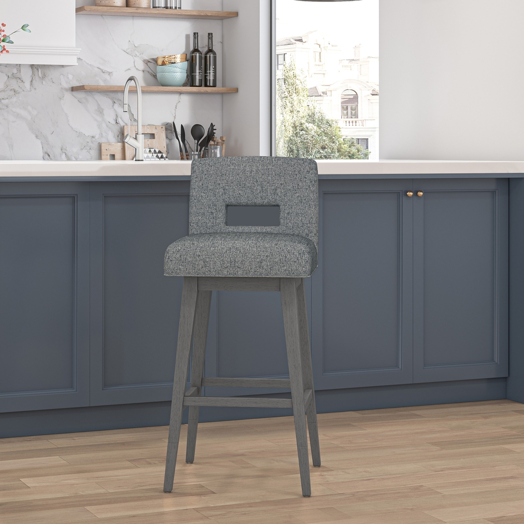 Jaek Gray Counter Height Adjustable Stool - Thumbnail - Image 3