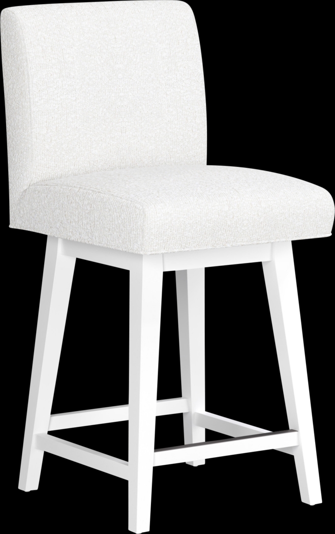 Nerton White Counter Height Adjustable Stool - Thumbnail - Image 5